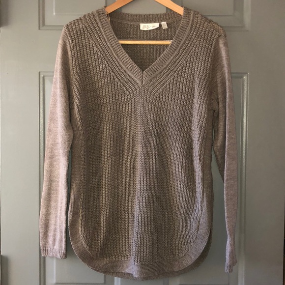RD Style Sweaters - Taupe Sweater Perfect for Fall